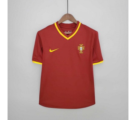 Portugal 2000 EuroCup Home Red Soccer Jersey